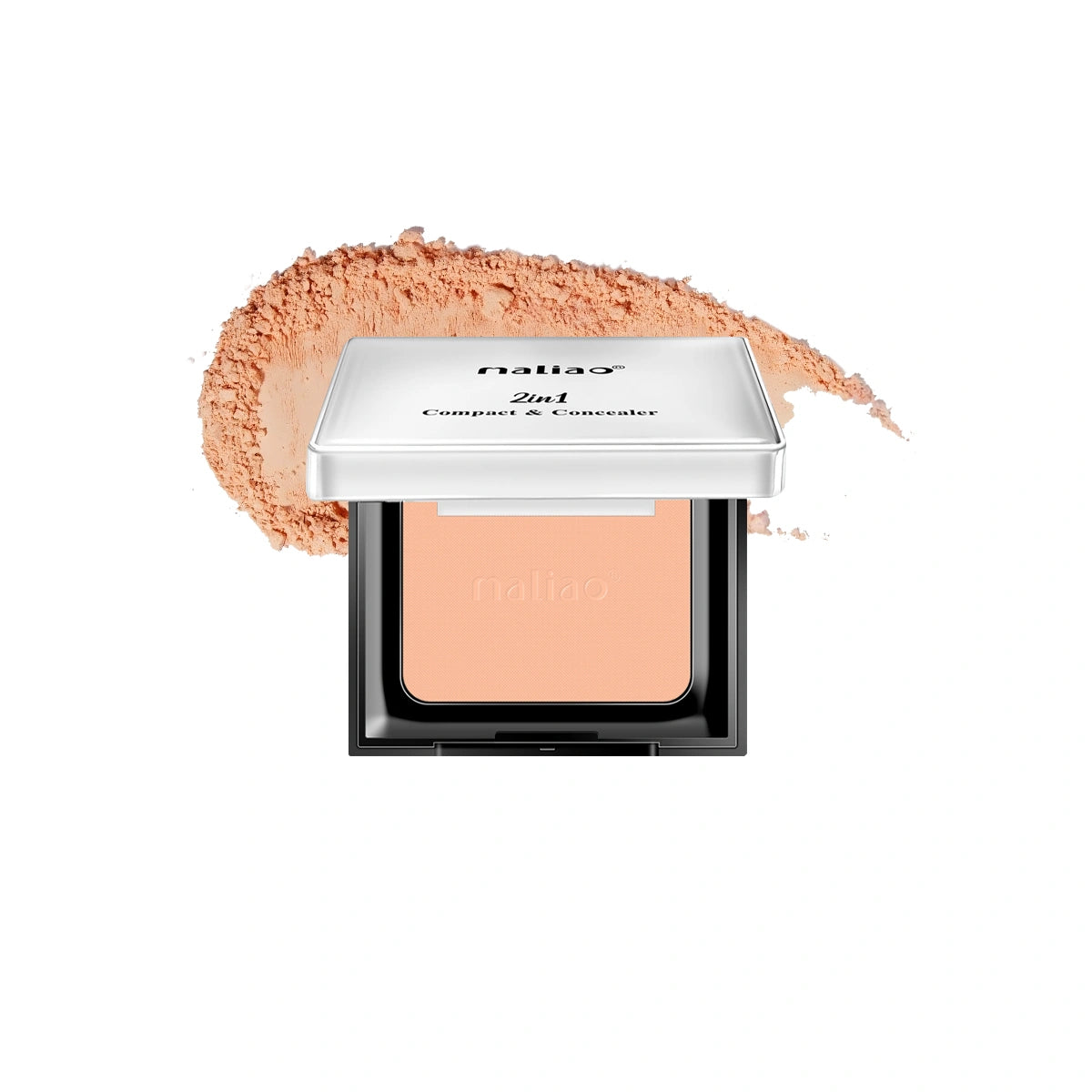 Maliao 2 in 1 Compact & Concealer - HD Finish, Long-Lasting, Lightweight